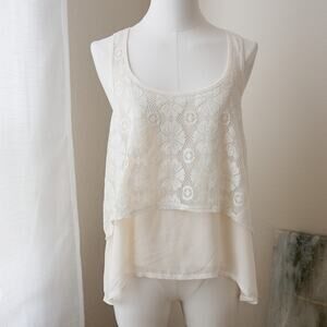 Abercrombie & Fitch Lace tank top size M